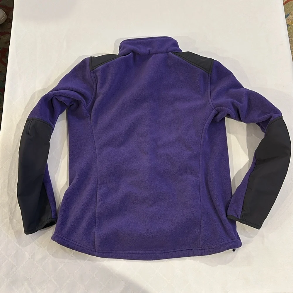 L.L. BEAN Women’s Purple Polartec full Zip Up Fleece Jacket‎ Size Small EUC